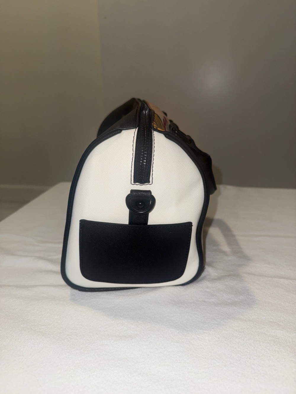 Aldo Pop Art Satchel in Red, Pink, Black, Cream - Picture 2 of 3